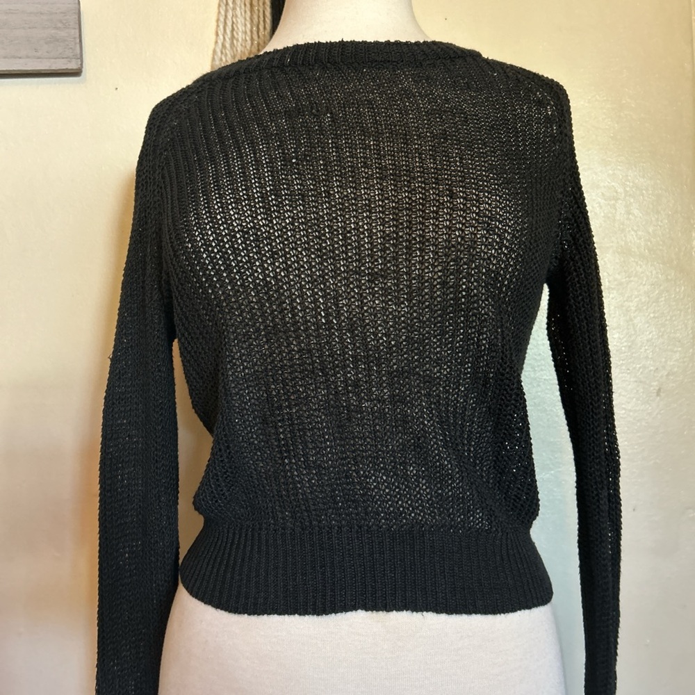 Black Knit Women's Sweater